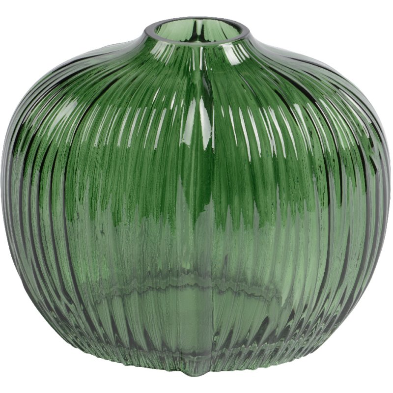 Kaemingk Kaemingk Textured Green Glass Vase