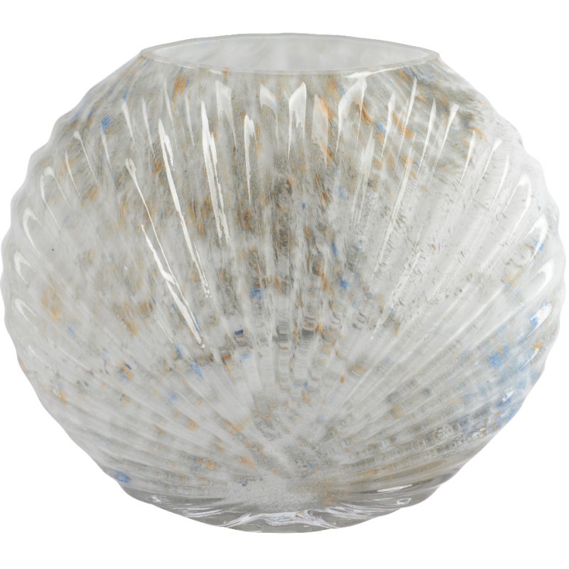 Kaemingk Kaemingk Multicoloured Glass Shell Vase