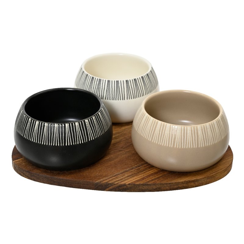 Kaemingk Kaemingk Oval Acacia Wood Tapas Set