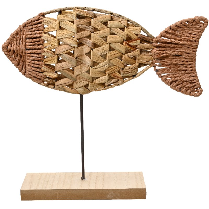 Kaemingk Kaemingk Rattan Fish Ornament