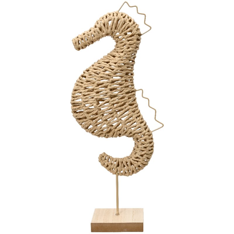 Kaemingk Kaemingk Rattan Seahorse Ornament