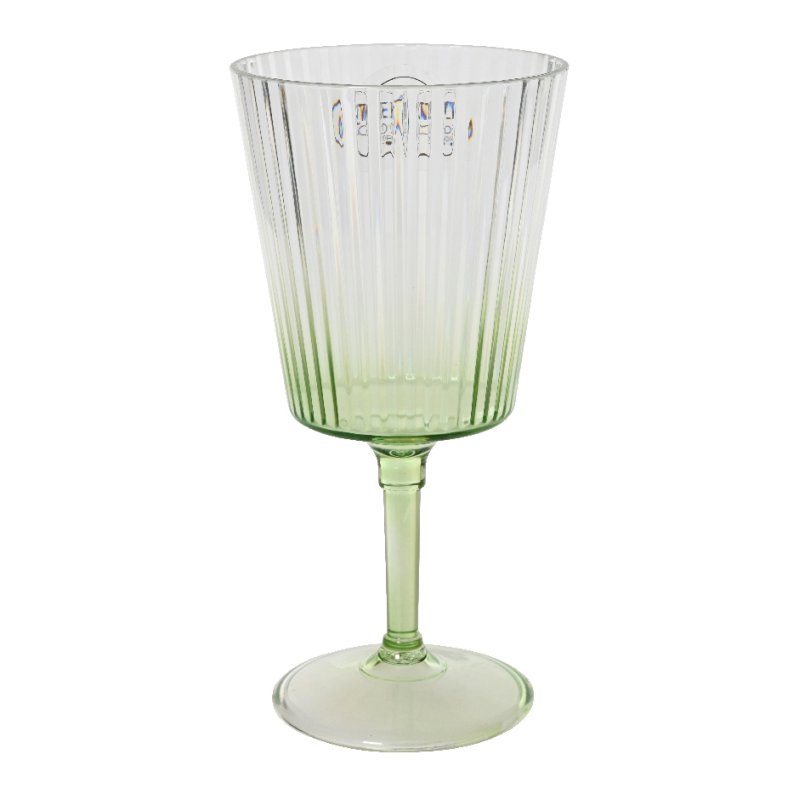 Kaemingk Kaemingk Plastic Striped Wine Glass