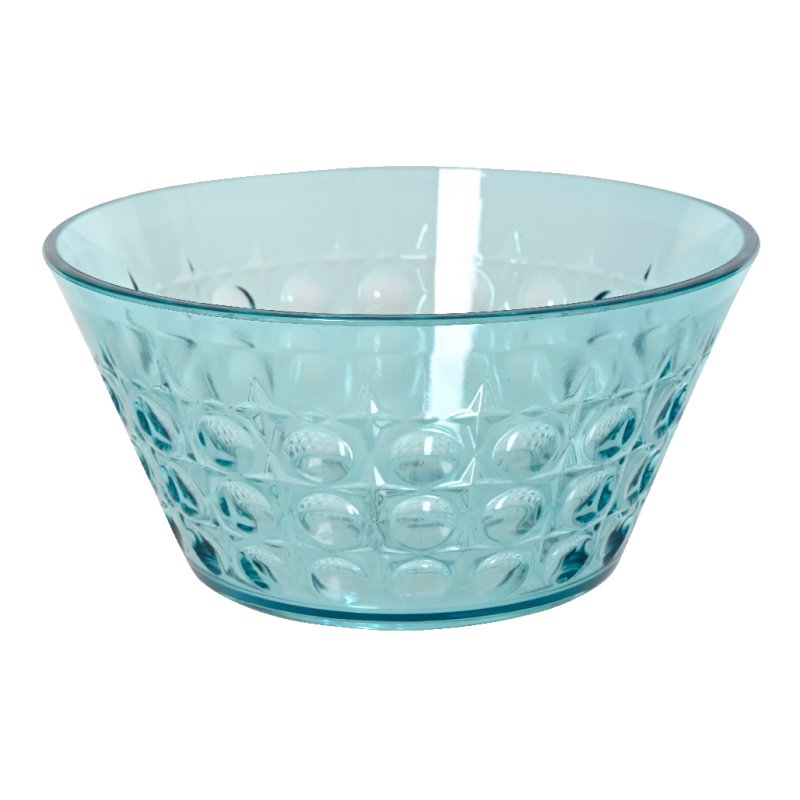 Kaemingk Kaemingk Blue Plastic Ball Pattern Bowl