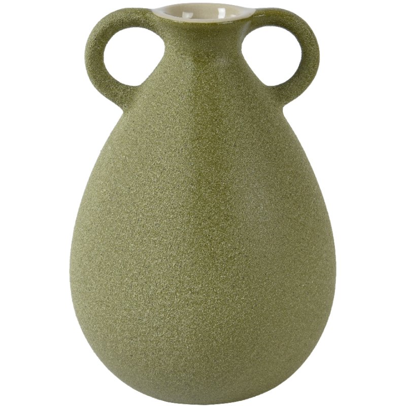 Kaemingk Kaemingk Green Speckled Stoneware Vase