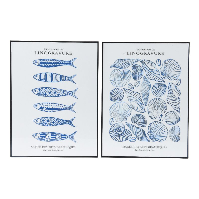 Kaemingk Kaemingk Blue Framed Nautical Print