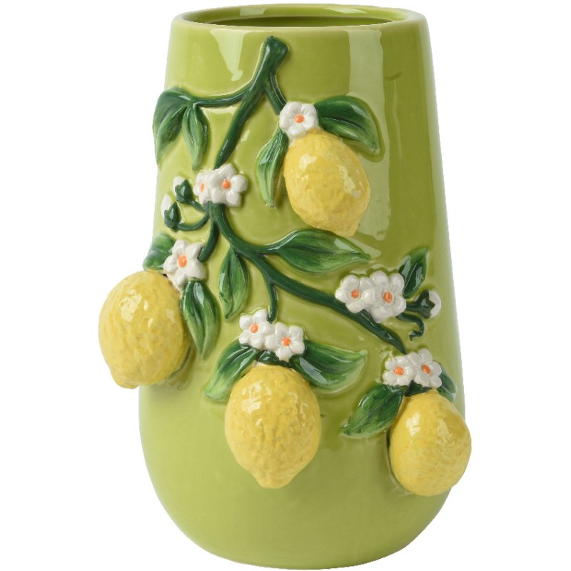 Kaemingk Kaemingk Green Lemon Vase