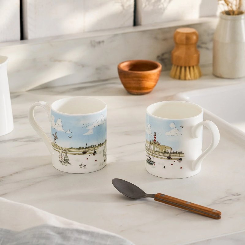 Sophie Allport Sophie Allport Coastal Boats Scene Standard Mug