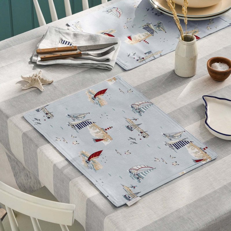 Sophie Allport Sophie Allport Coastal Boats Set of 2 Washable Placemats