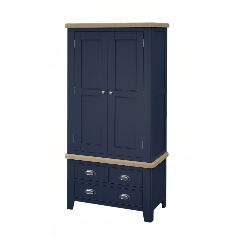 Heritage Editions Blue Gents Wardrobe on a white background