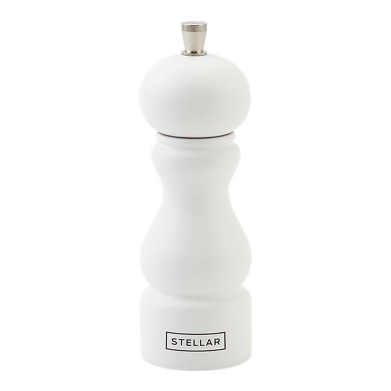 Stellar Kitchen Salt Mill White 14cm