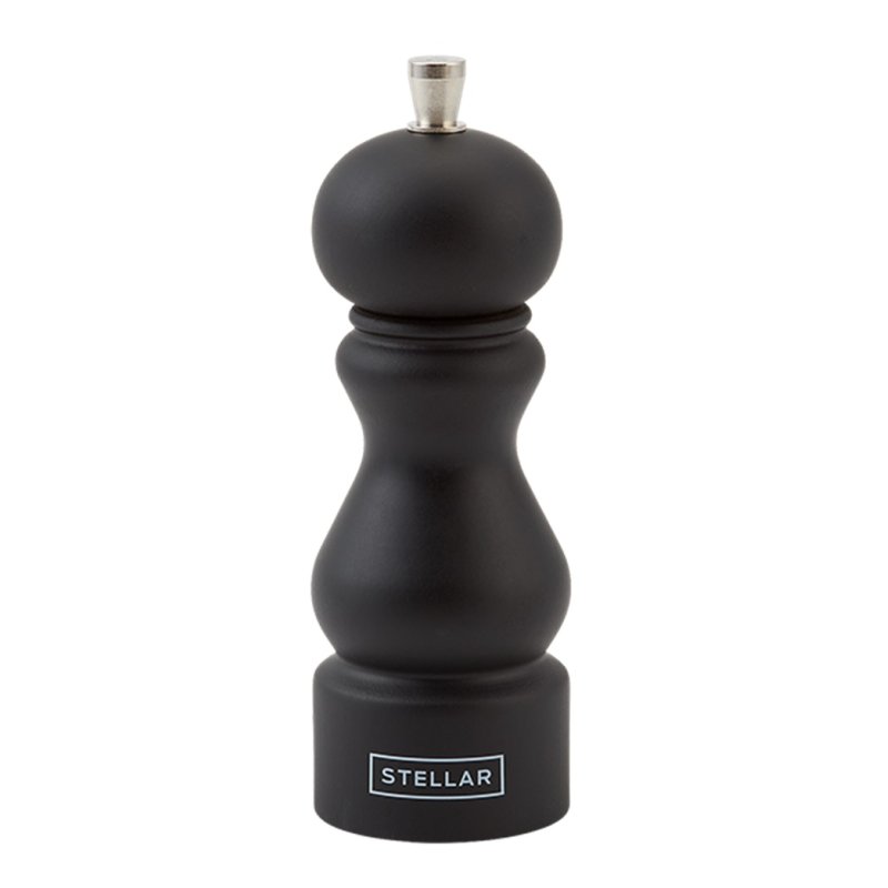 Stellar Kitchen Pepper Mill Black 14cm