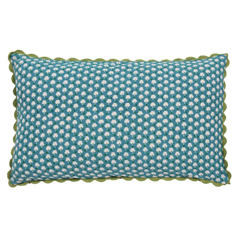 Land & Shore Bramble Cushion Green