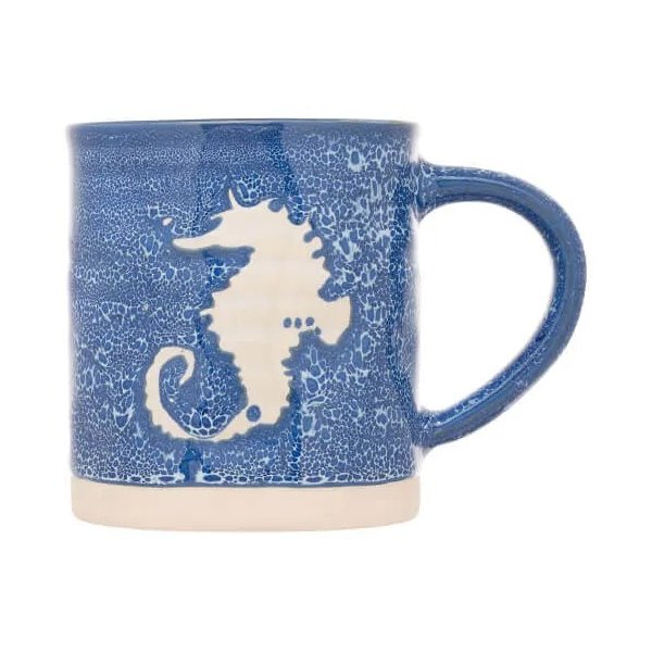 Siip Wax Resist Seahorse Mug