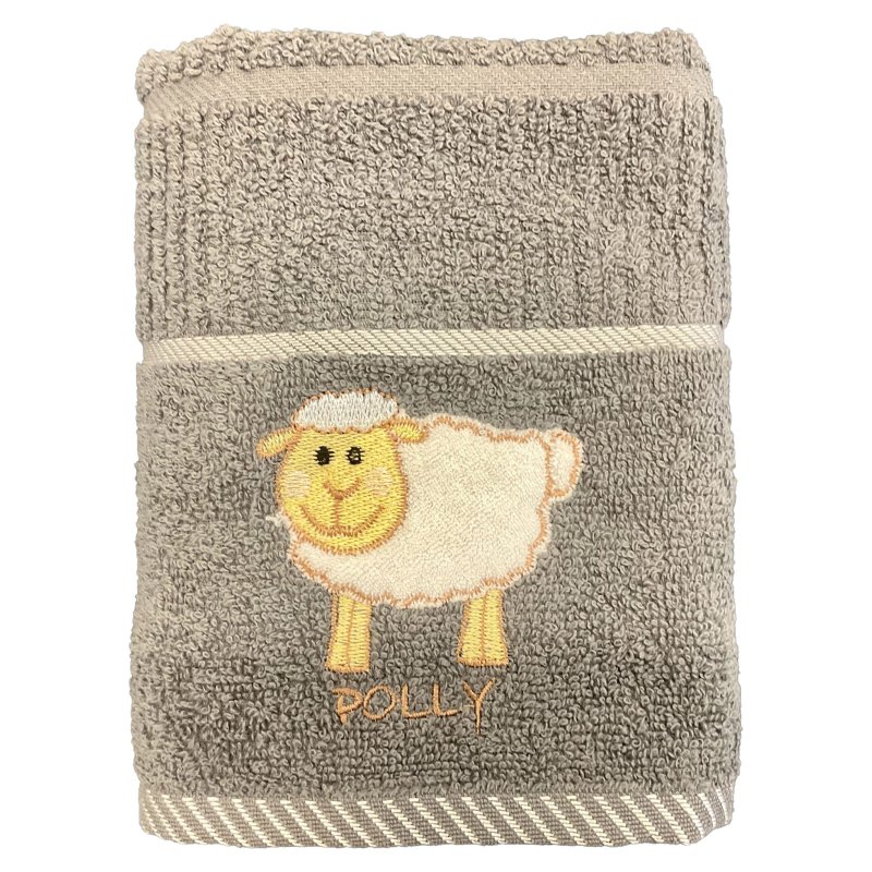 Polly Sheep Grey Tea Towel