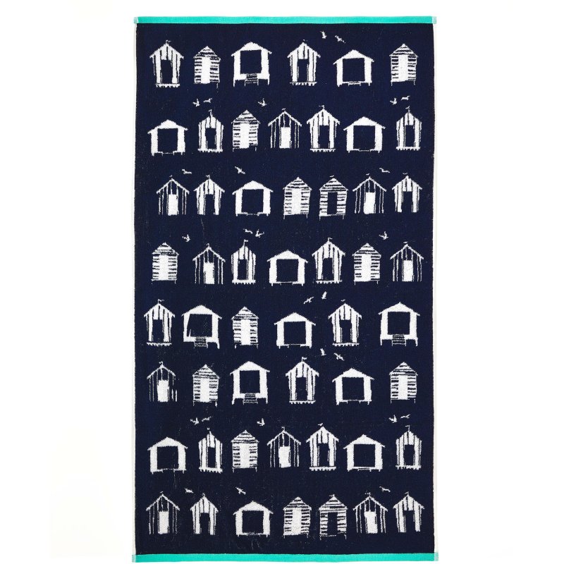 Catherine Lansfield Fusion Beach Huts Towels front