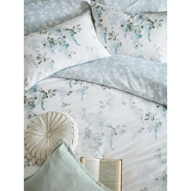 Laura Ashley Laura Ashley Mirabelle Pale Seaspray Pillowcase Pair