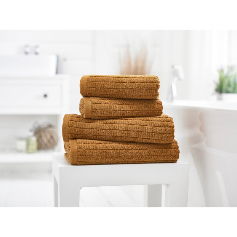 Deyongs Rialto Ribbed Towels Spice