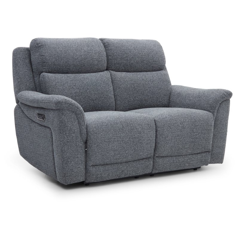 Noah 2 Seater Power Recliner In Milan Anthracite