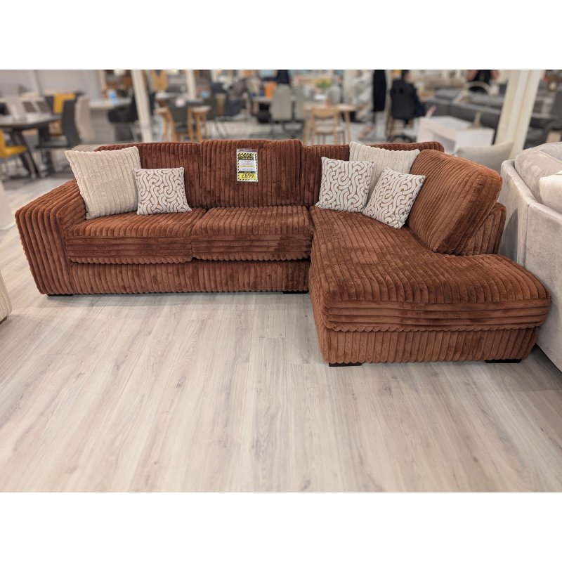 Snuggle Corner Chaise Sofa EX DISPLAY