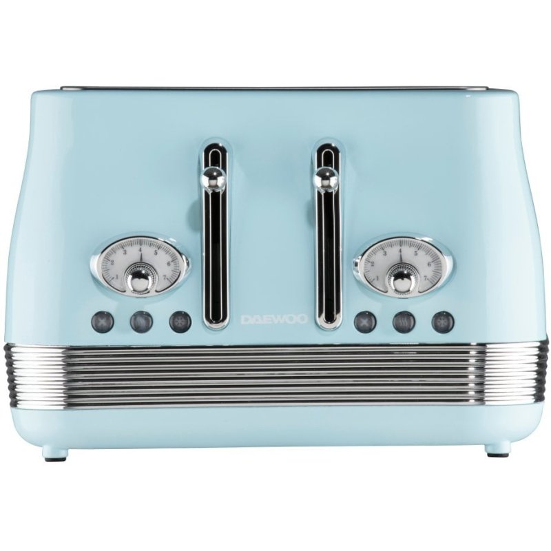 Daewoo Denver 4 Slice Toaster Sky Blue