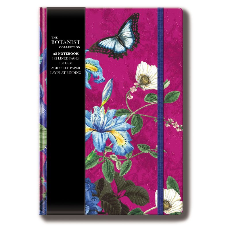 The Botanist The Botanist Collection Magenta A5 Notebook