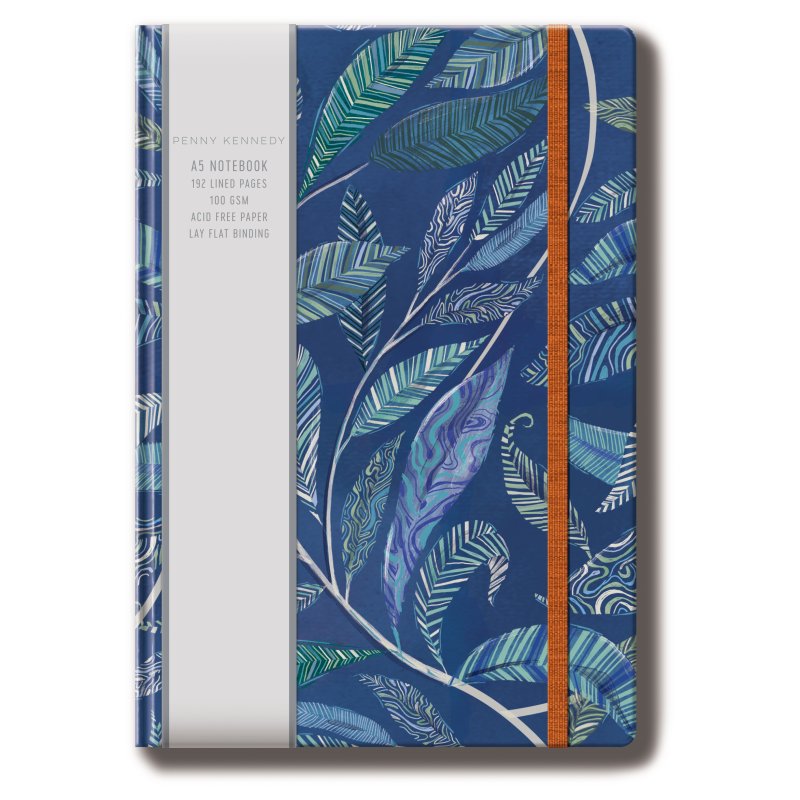 Penny Kennedy Penny Kennedy Blue A5 Notebook