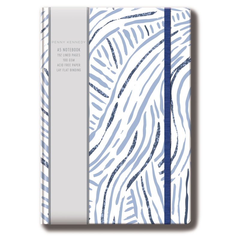 Penny Kennedy Penny Kennedy White A5 Notebook