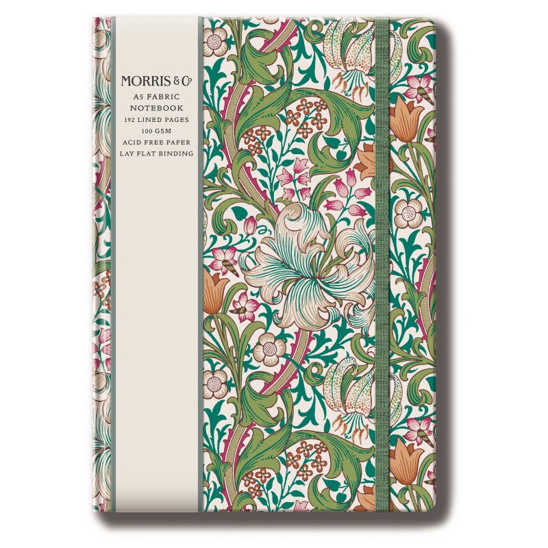 Morris & Co Morris & Co Fabric Cover Notebook