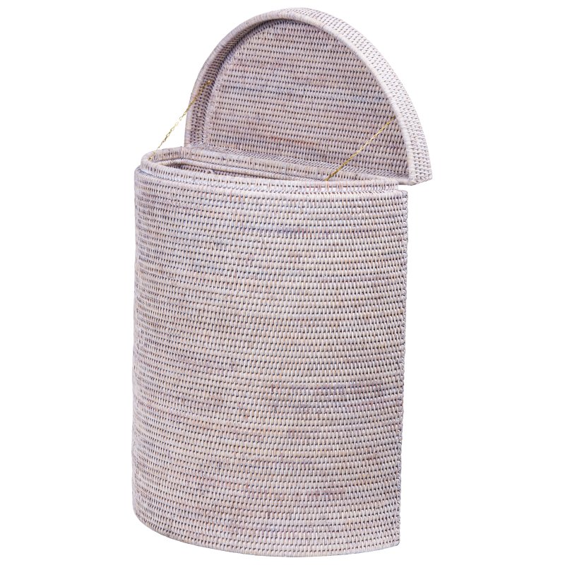 Lows Lows Artisan Weave Half Moon Rattan Laundry Bin