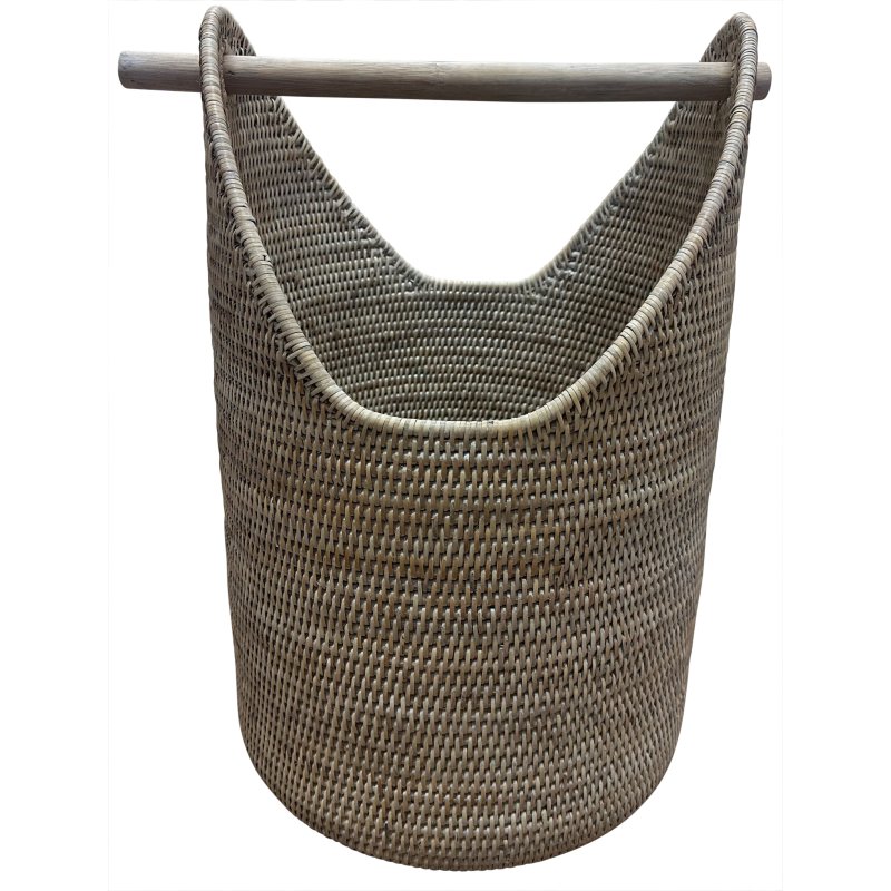 Lows Lows Storage Basket with Cane Handle