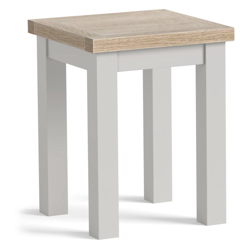 Cottage Collection Lamp Table In Grey