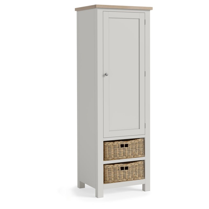 Cottage Collection Larder Unit In Grey