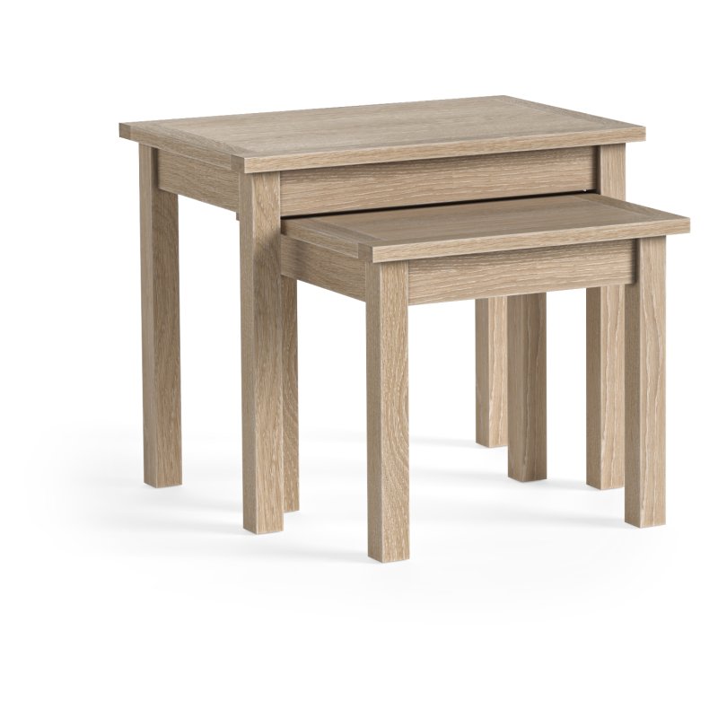 Cottage Collection Nest Of Table In Oak