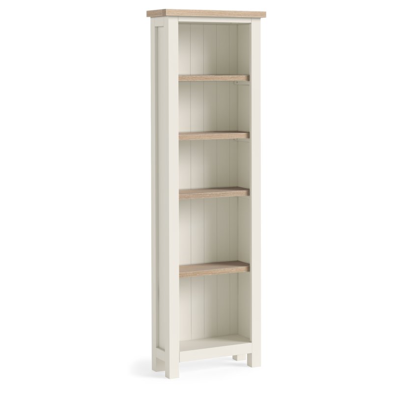 Cottage Collection Slim Bookcase In Coconut