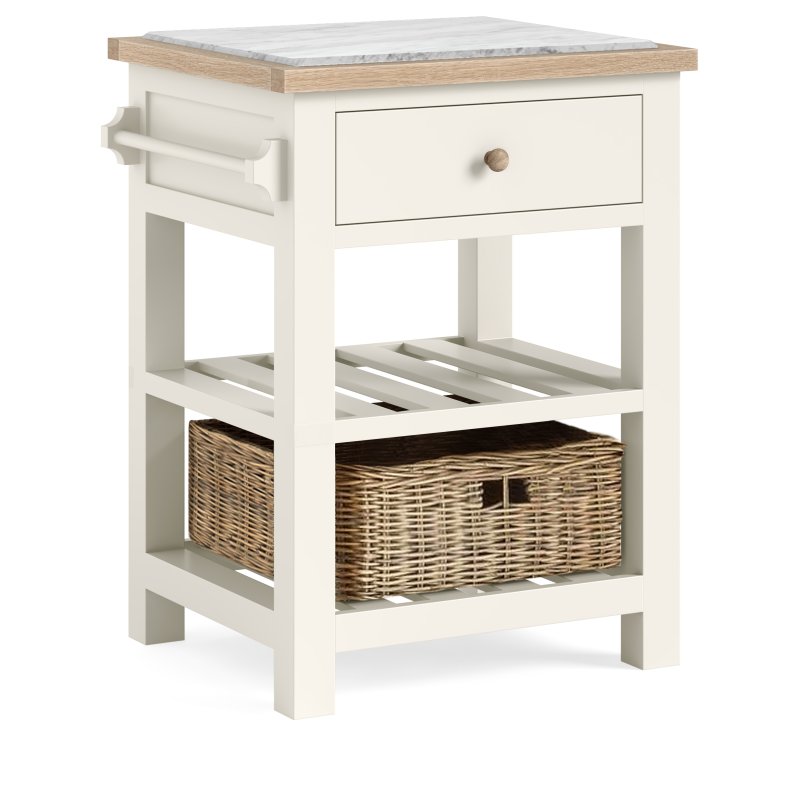 Cottage Collection Small Kitchen Island In Coconut