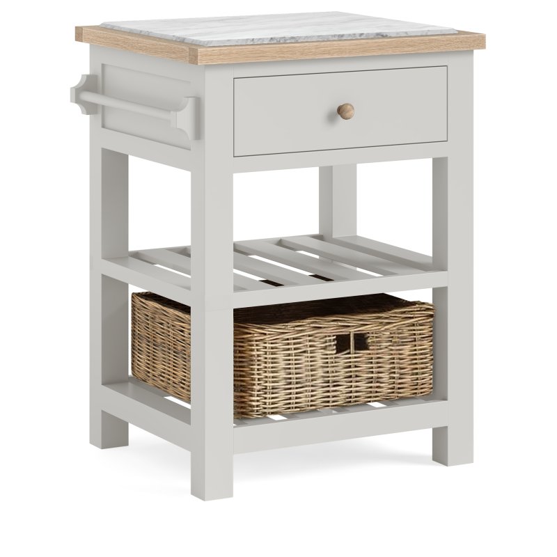 Cottage Collection Small Kitchen Island In Grey