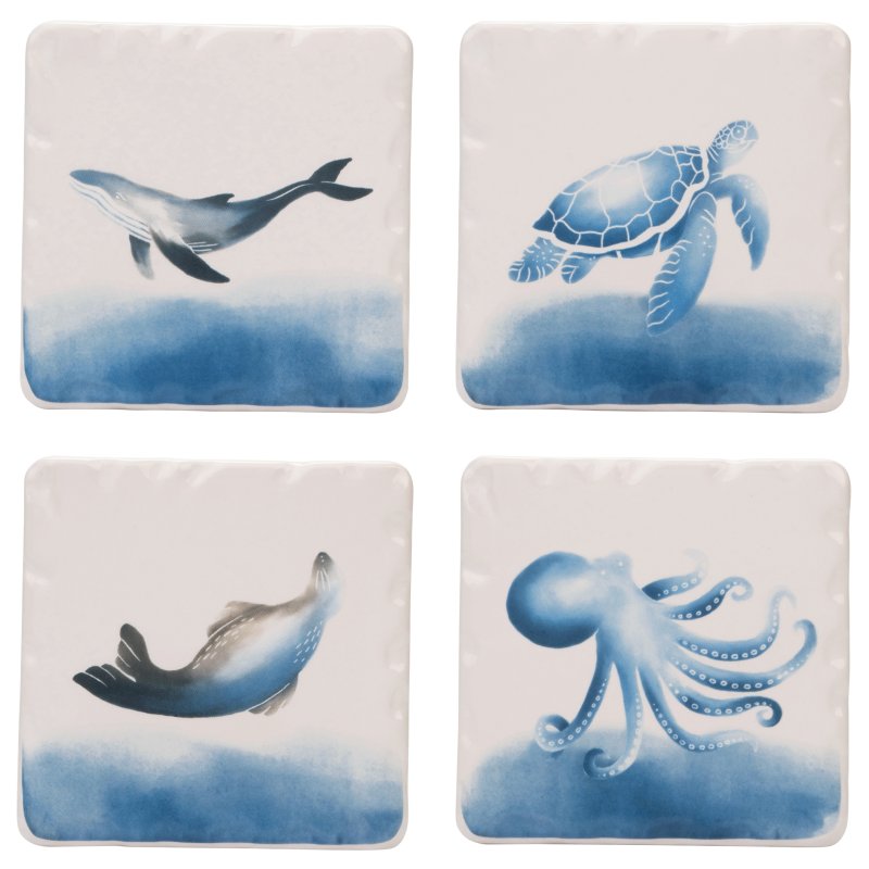 The Coast The Coast Set of 4 Ceramic Coasters