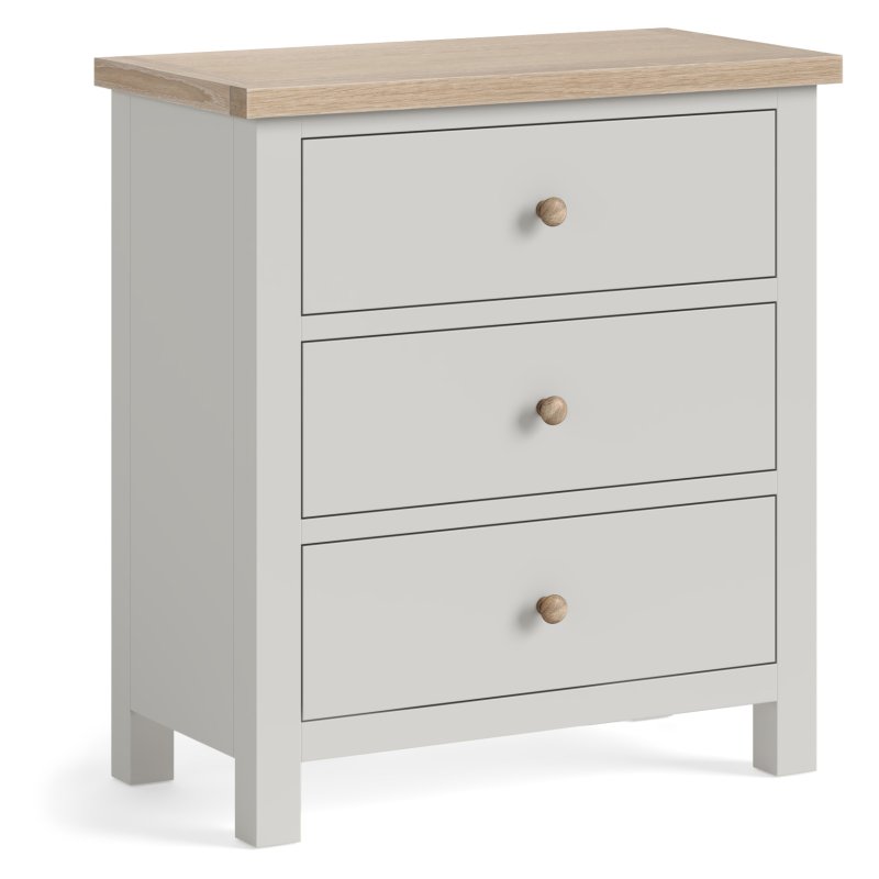 Cottage Collection 3 Drawer Chest In Grey