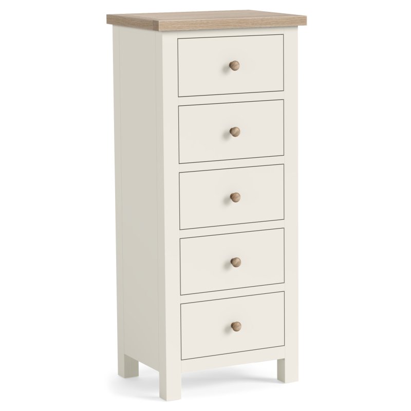 Cottage Collection 5 Drawer Tall Chest In Coconut