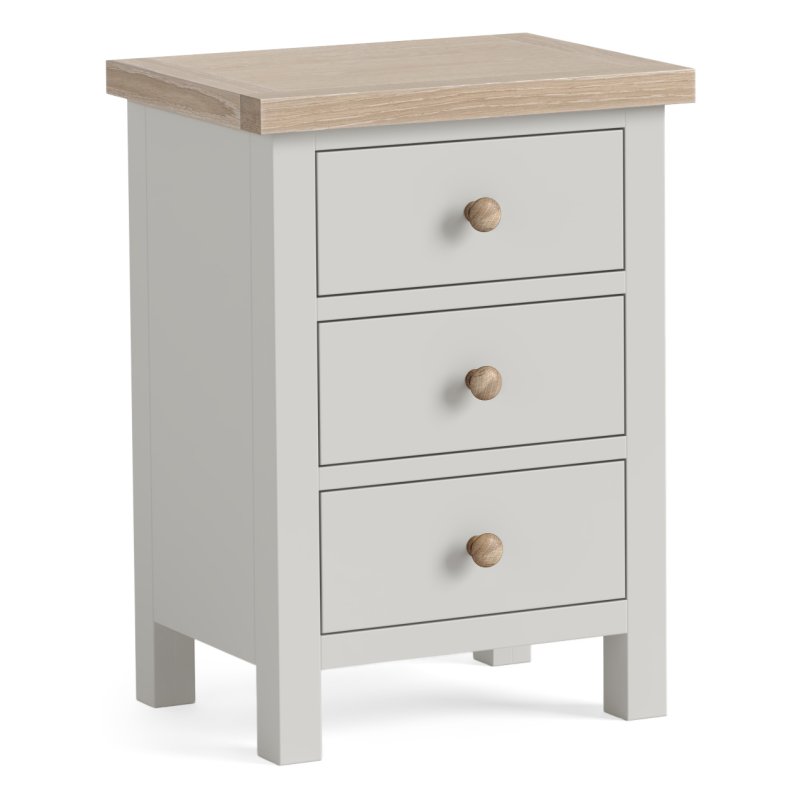 Cottage Collection Bedside Table In Grey