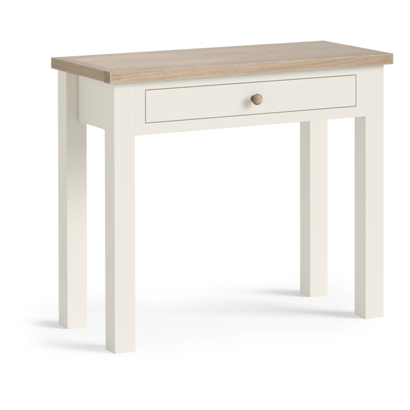 Cottage Collection Single Drawer Desk In Coconut