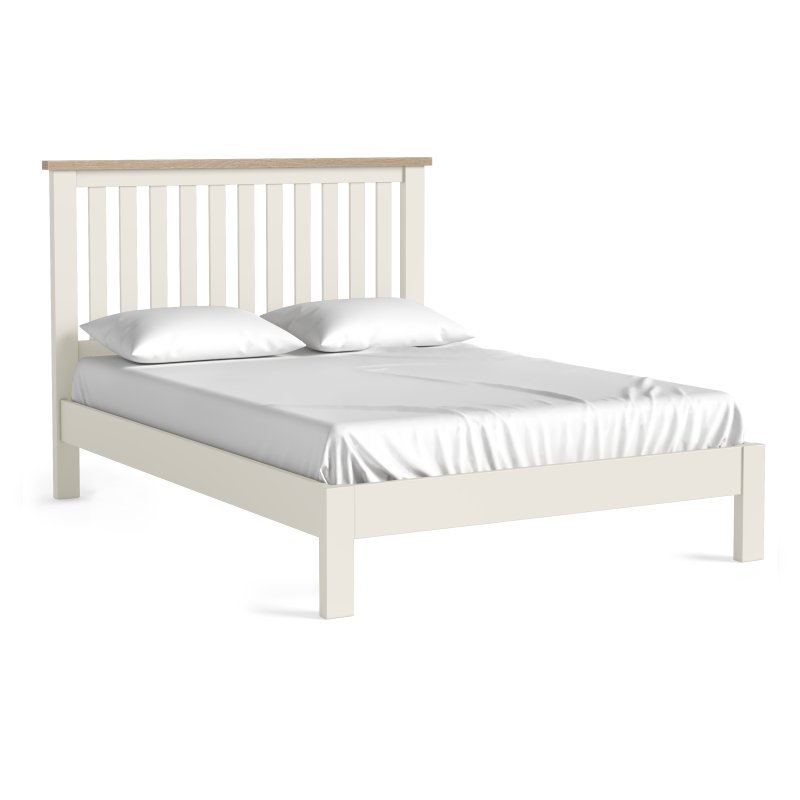 Cottage Collection Slatted Low Foot End Bedframe In Coconut