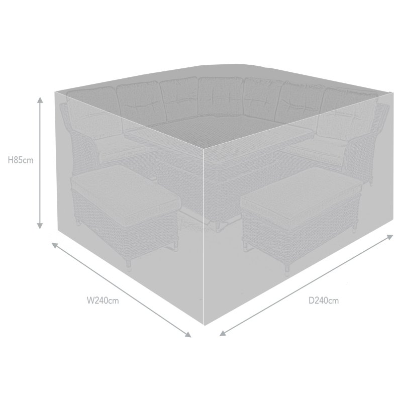 Corner Set Cover dimensions