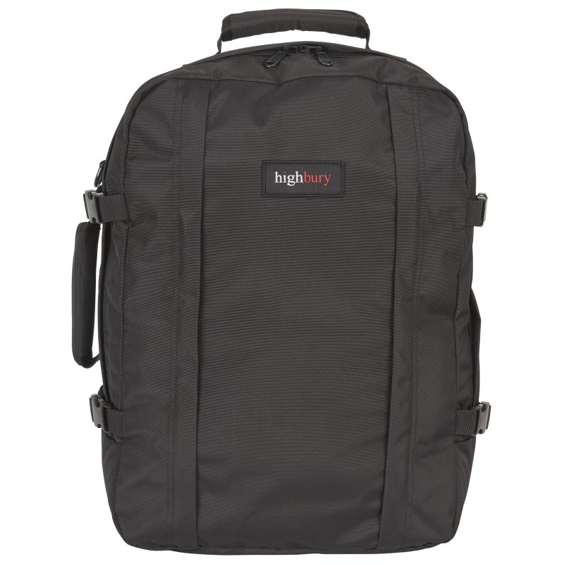 Highbury Assorted Large Backpack Black Front