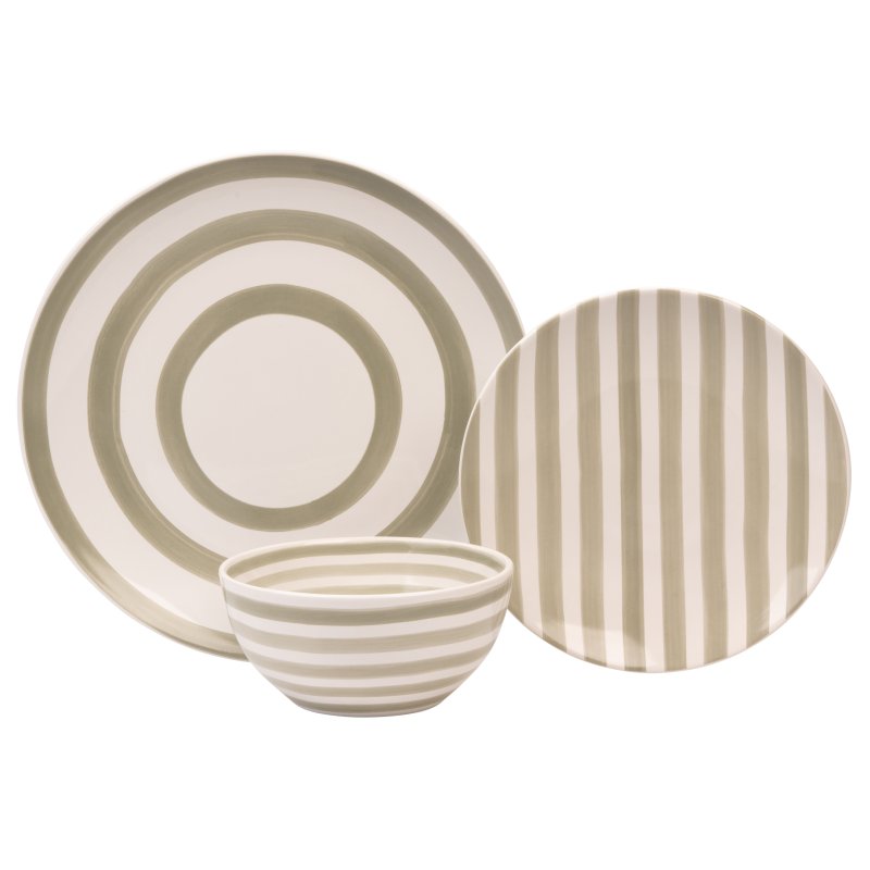 Mary Berry Mary Berry At Home Grey 12 Piece Dinner Set