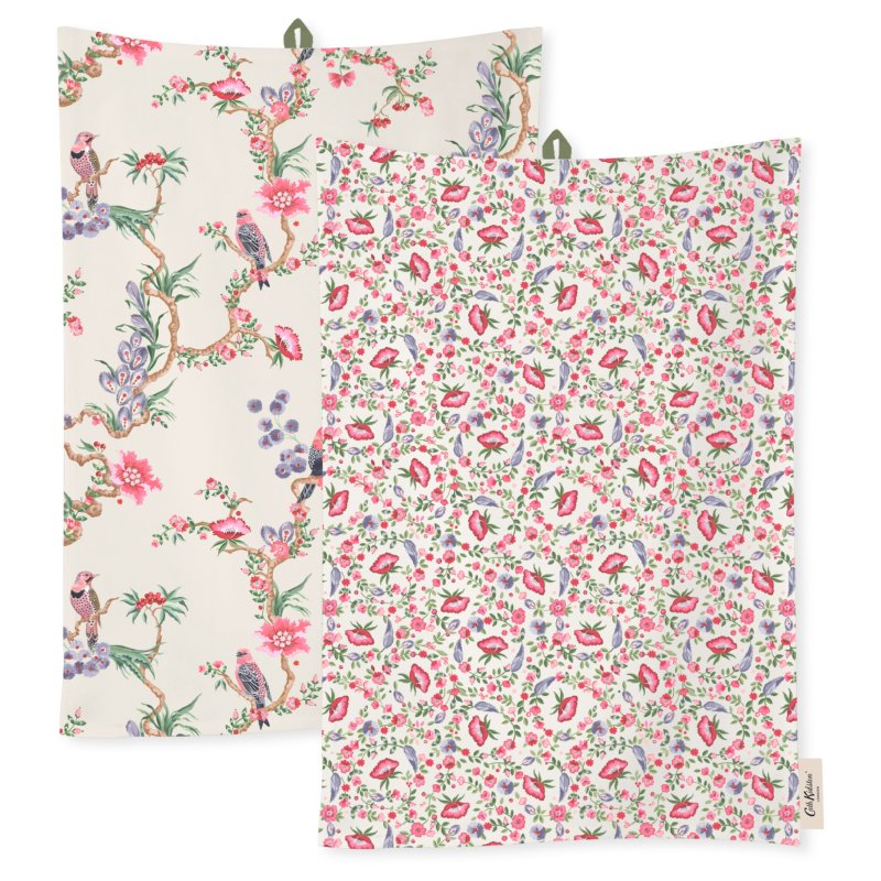 Cath Kidston Cath Kidston Spring Birds Pack of 2 Tea Towels