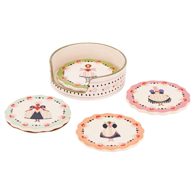 Cath Kidston Cath Kidston Spring Birds Coaster Set