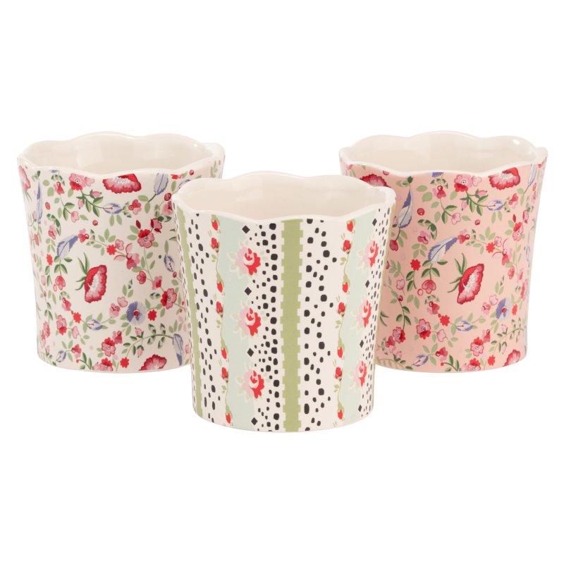 Cath Kidston Cath Kidston Spring Birds 3 Pack of Mini Planters