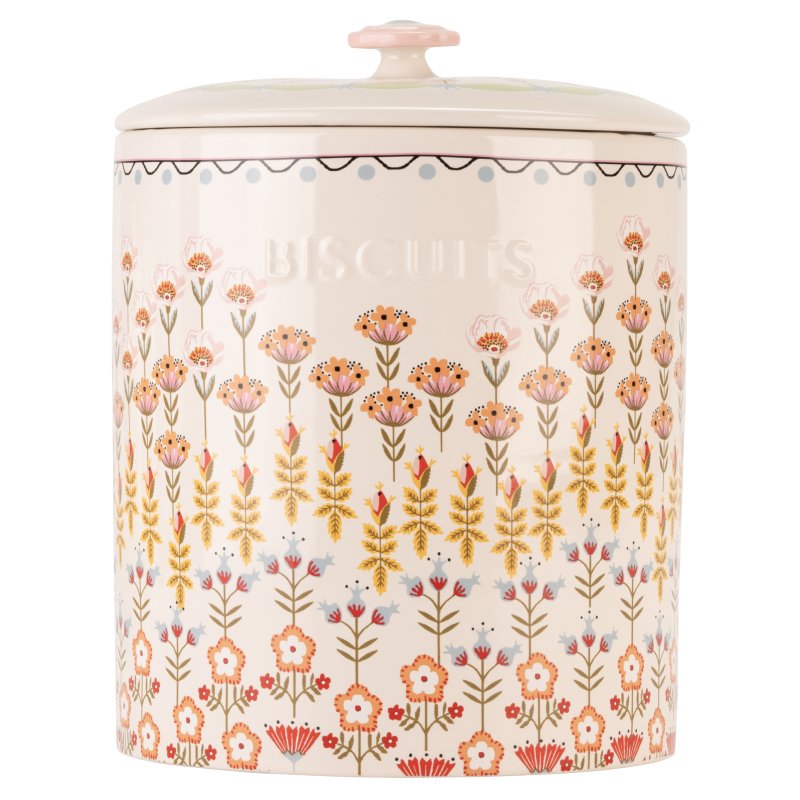 Cath Kidston Cath Kidston Painted Table Ceramic Biscuit Jar