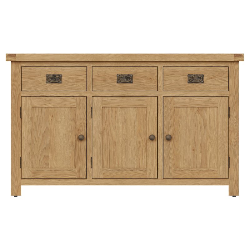 Norfolk Oak 3 Door Sideboard | Aldiss Oak Furniture